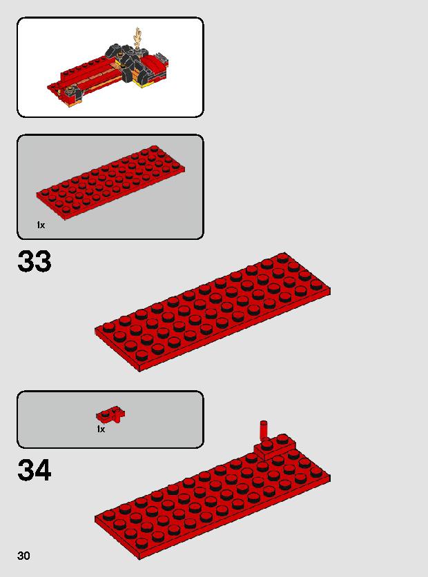 Duel on Mustafar 75269 LEGO information LEGO instructions 30 page
