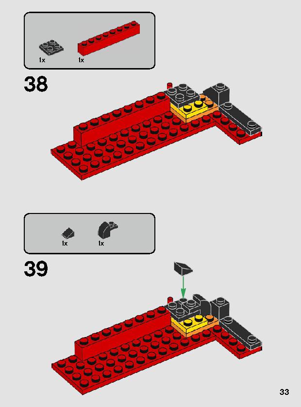 Duel on Mustafar 75269 LEGO information LEGO instructions 33 page