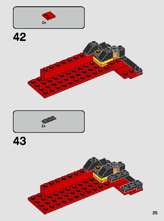 ムスタファー™の戦い 75269 レゴの商品情報 レゴの説明書・組立方法 35 page