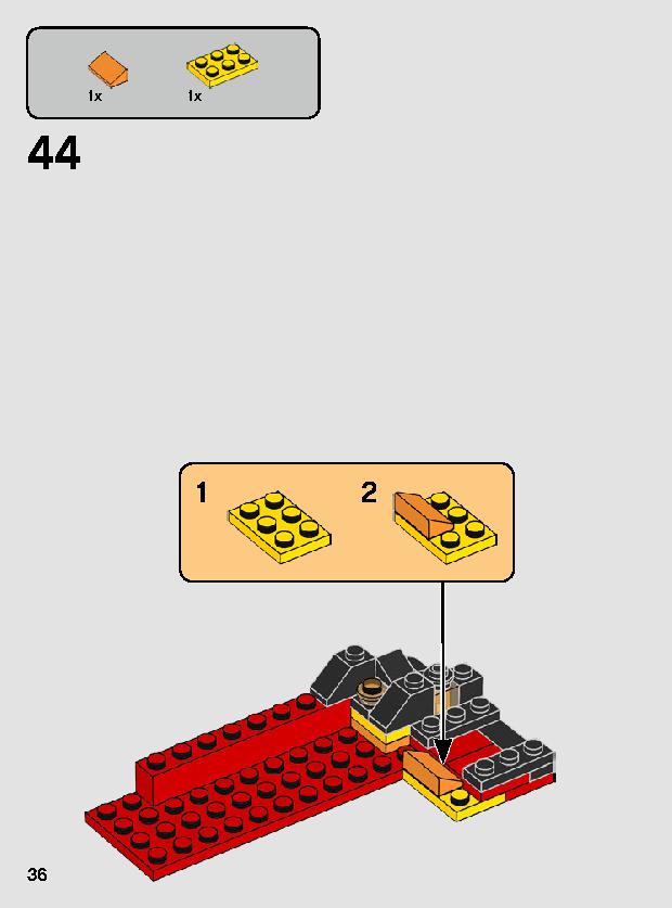 ムスタファー™の戦い 75269 レゴの商品情報 レゴの説明書・組立方法 36 page