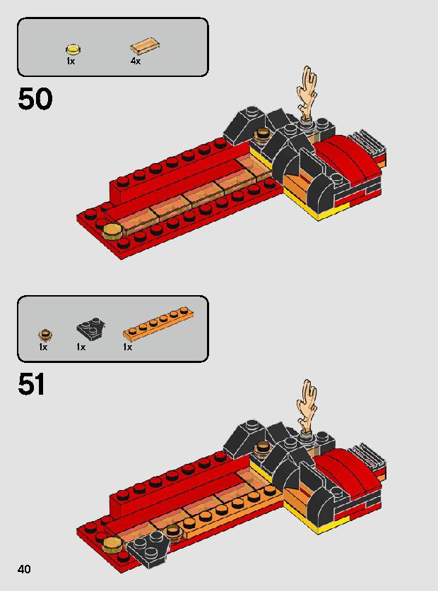 Duel on Mustafar 75269 LEGO information LEGO instructions 40 page