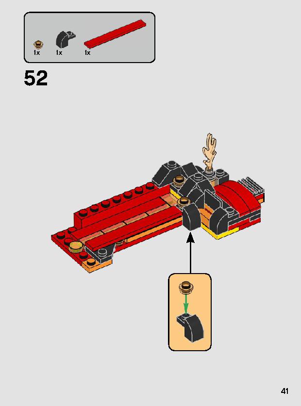 Duel on Mustafar 75269 LEGO information LEGO instructions 41 page