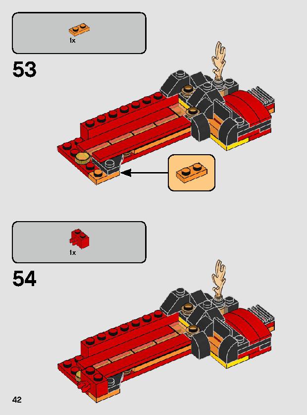 ムスタファー™の戦い 75269 レゴの商品情報 レゴの説明書・組立方法 42 page