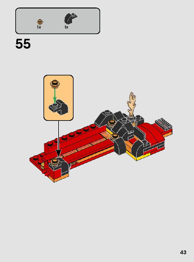 Duel on Mustafar 75269 LEGO information LEGO instructions 43 page