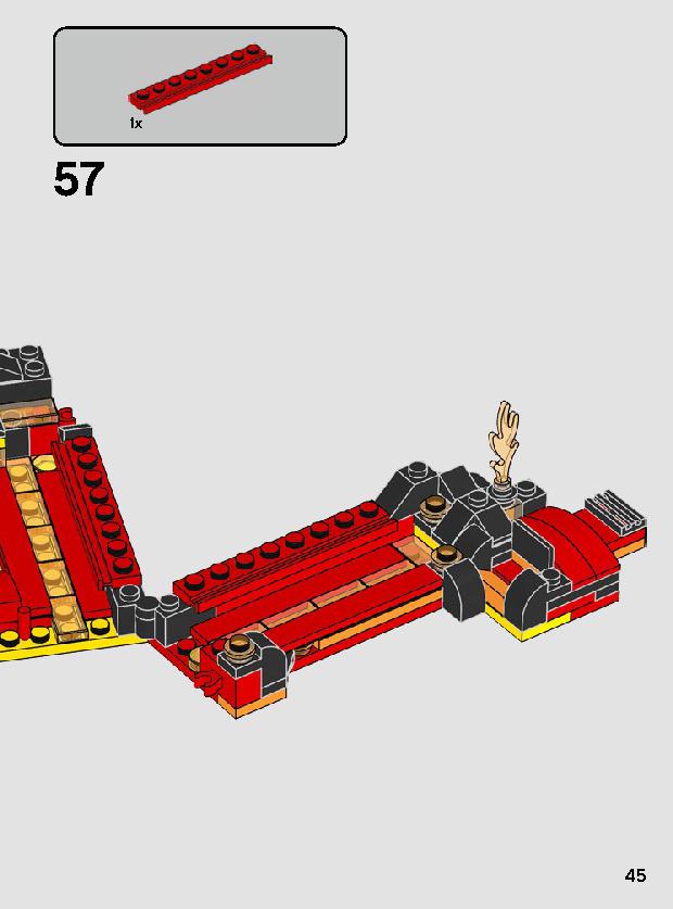 Duel on Mustafar 75269 LEGO information LEGO instructions 45 page