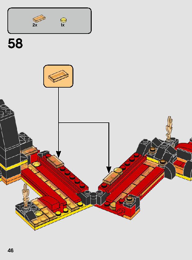 ムスタファー™の戦い 75269 レゴの商品情報 レゴの説明書・組立方法 46 page