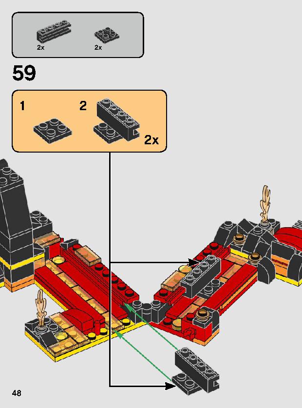 Duel on Mustafar 75269 LEGO information LEGO instructions 48 page