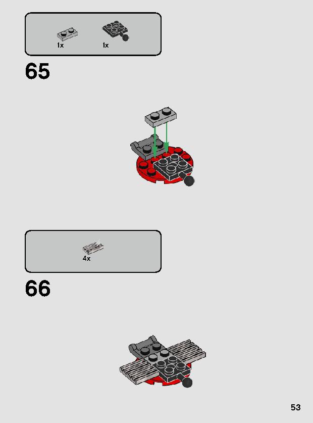 Duel on Mustafar 75269 LEGO information LEGO instructions 53 page