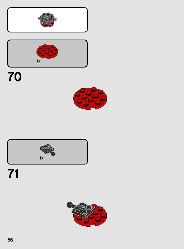 ムスタファー™の戦い 75269 レゴの商品情報 レゴの説明書・組立方法 56 page