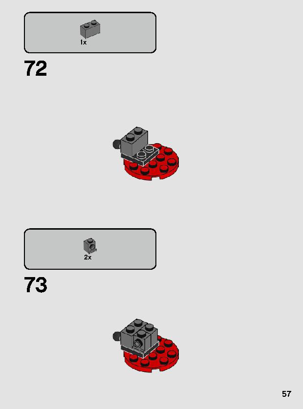 Duel on Mustafar 75269 LEGO information LEGO instructions 57 page