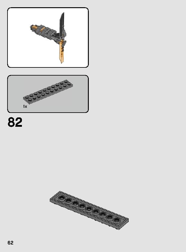 무스타파™의 대결 75269 레고 세트 제품정보 레고 조립설명서 62 page