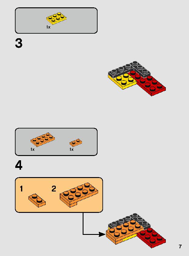Duel on Mustafar 75269 LEGO information LEGO instructions 7 page