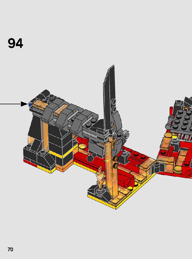 Duel on Mustafar 75269 LEGO information LEGO instructions 70 page