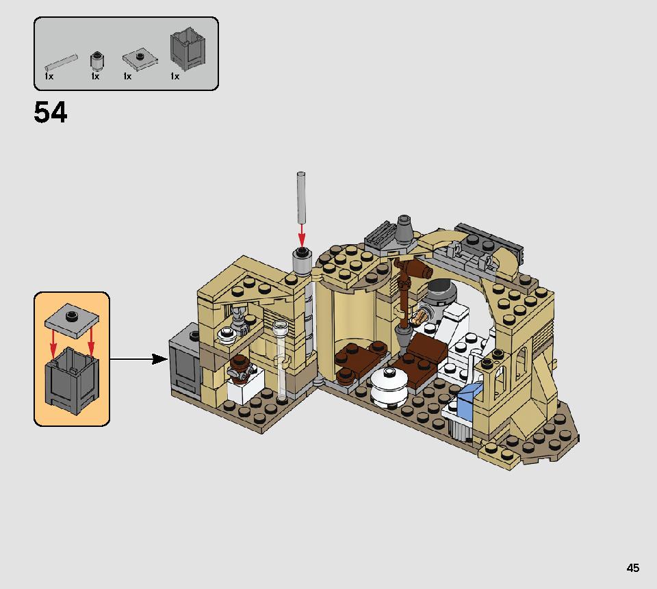 Obi-Wan's Hut 75270 LEGO information LEGO instructions 45 page
