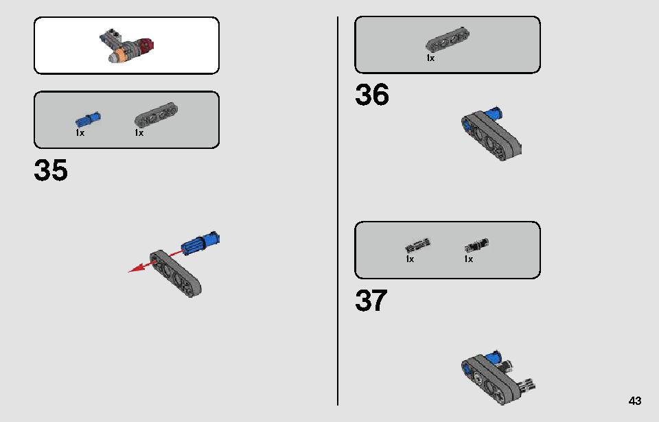 ルーク・スカイウォーカーのランドスピーダー™ 75271 レゴの商品情報 レゴの説明書・組立方法 43 page