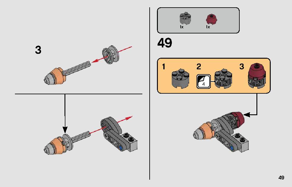 Luke Skywalker's Landspeeder 75271 LEGO information LEGO instructions 49 page