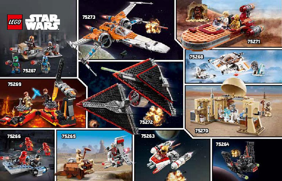 Luke Skywalker's Landspeeder 75271 LEGO information LEGO instructions 68 page