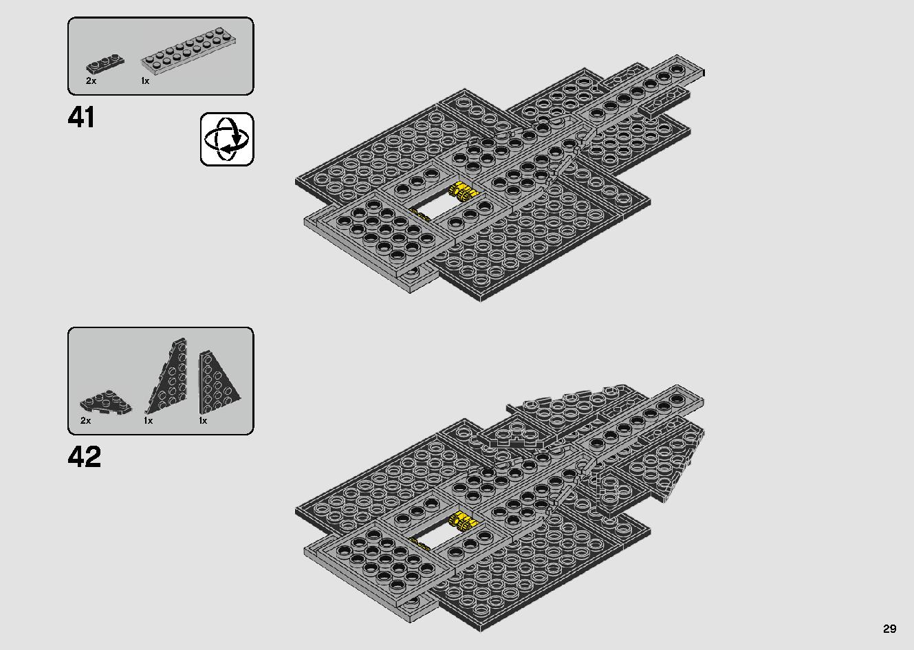 シスのタイ・ファイター 75272 レゴの商品情報 レゴの説明書・組立方法 29 page