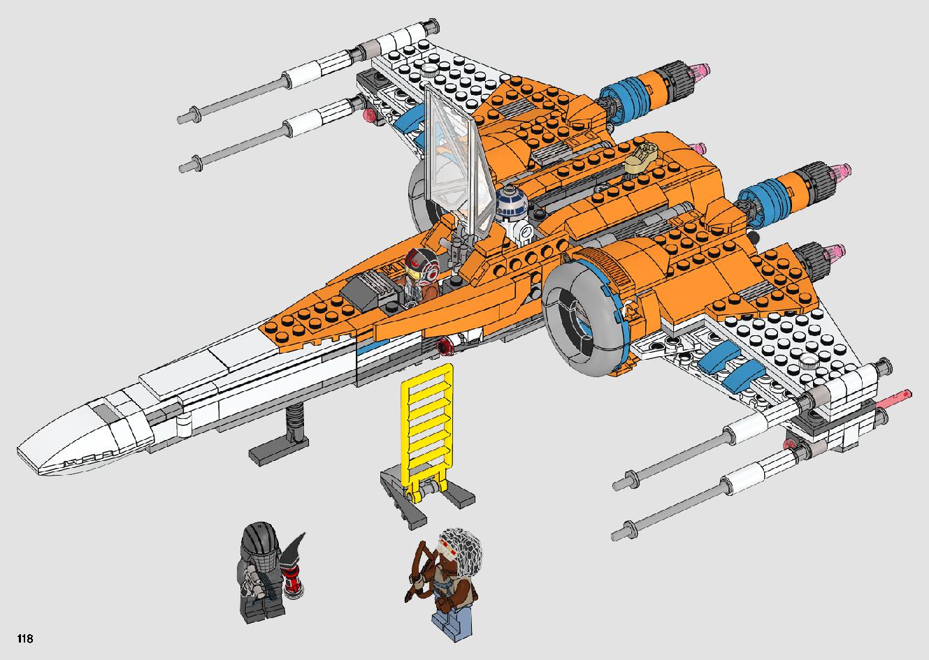 Poe Dameron's X-wing Fighter 75273 LEGO information LEGO instructions 118 page