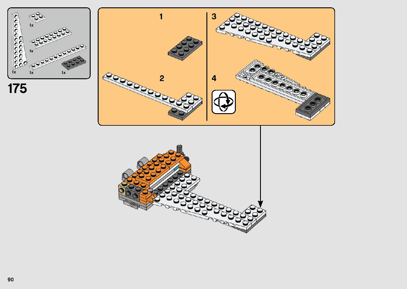포 다메론의 X-윙 파이터™ 75273 레고 세트 제품정보 레고 조립설명서 90 page