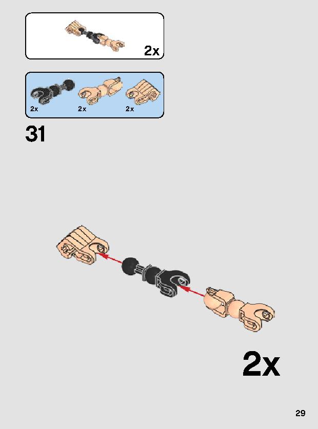 Rey 75528 LEGO information LEGO instructions 29 page