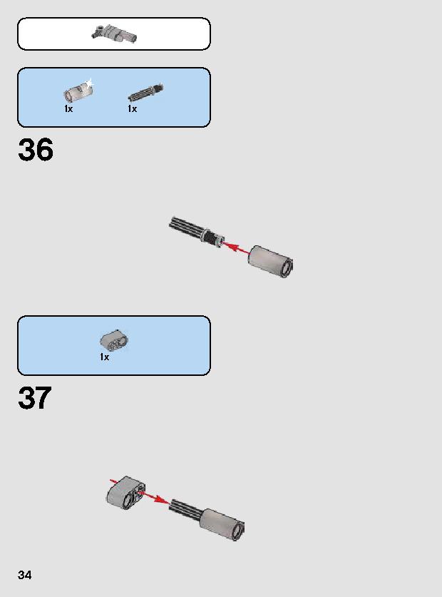 Rey 75528 LEGO information LEGO instructions 34 page