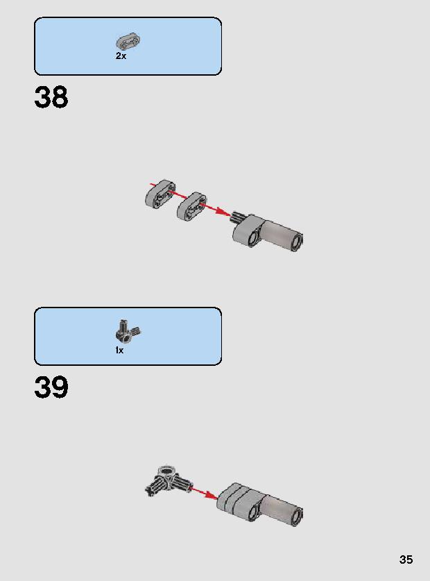 Rey 75528 LEGO information LEGO instructions 35 page