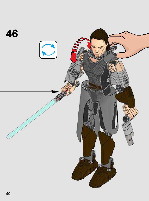 Rey 75528 LEGO information LEGO instructions 40 page