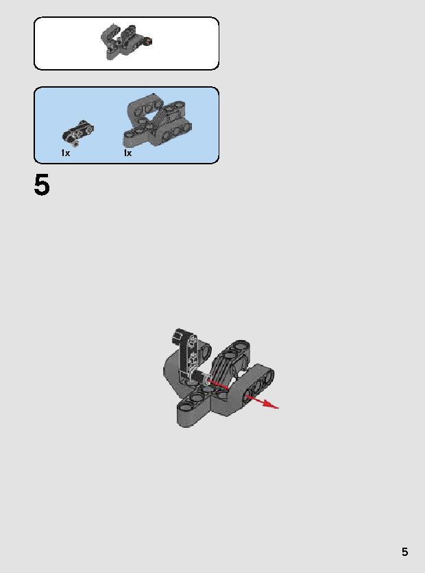 Rey 75528 LEGO information LEGO instructions 5 page