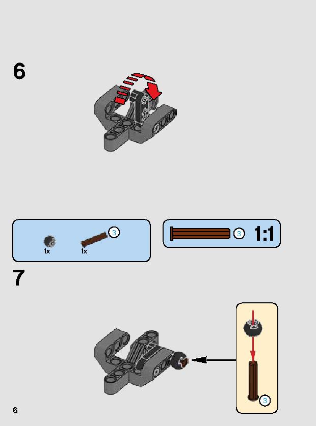 Rey 75528 レゴの商品情報 レゴの説明書・組立方法 6 page