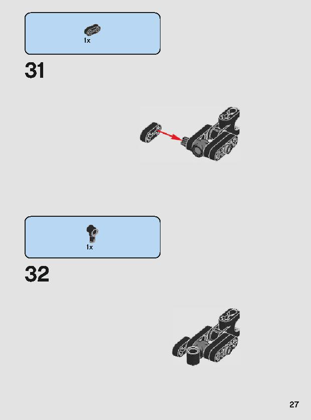 Darth Maul 75537 レゴの商品情報 レゴの説明書・組立方法 27 page