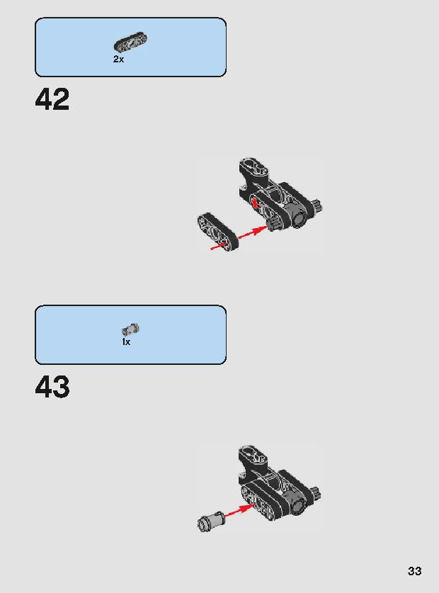 Darth Maul 75537 レゴの商品情報 レゴの説明書・組立方法 33 page