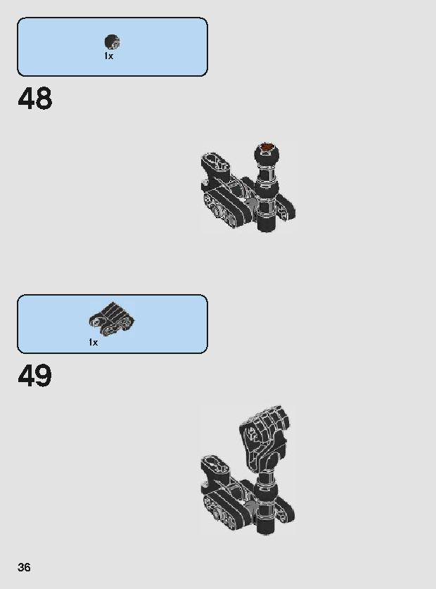 Darth Maul 75537 レゴの商品情報 レゴの説明書・組立方法 36 page