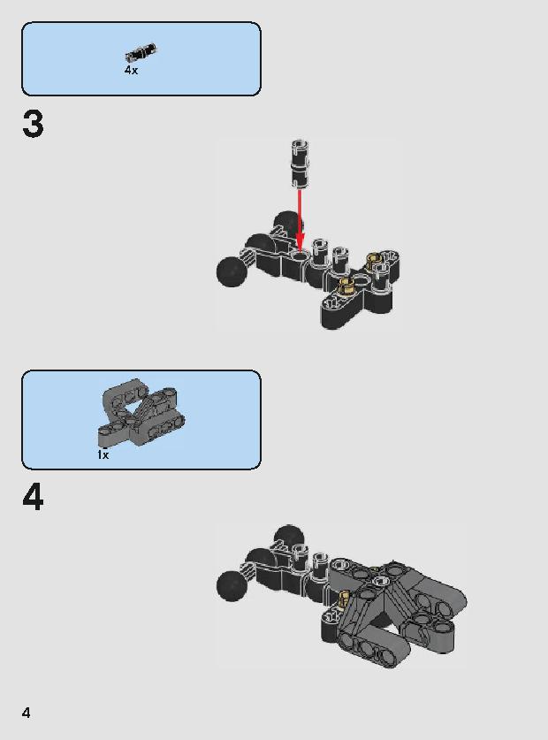 Darth Maul 75537 LEGO information LEGO instructions 4 page