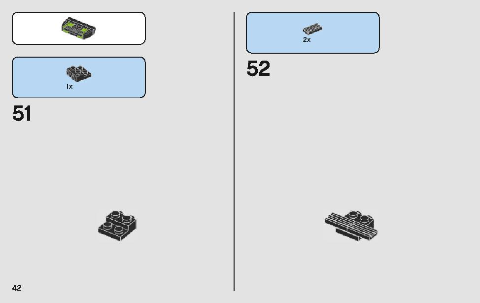ポルシェ 911 RSR と 911 ターボ 3.0 75888 レゴの商品情報 レゴの説明書・組立方法 42 page
