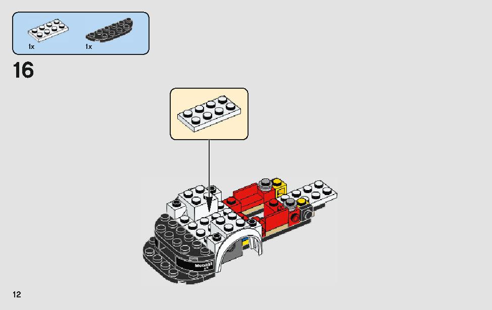 Porsche 911 RSR and 911 Turbo 3.0 75888 LEGO information LEGO instructions 12 page