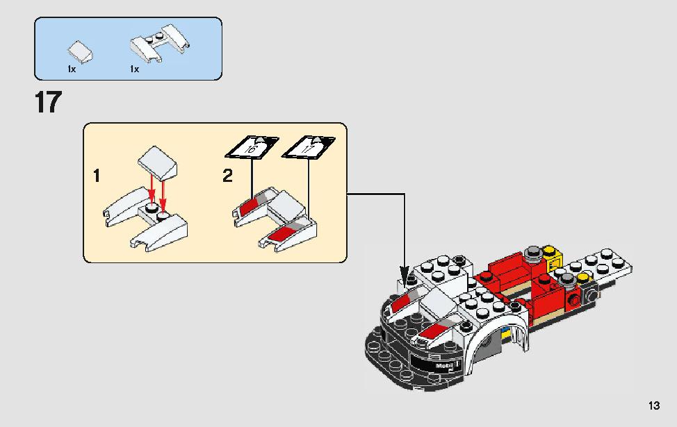 Porsche 911 RSR and 911 Turbo 3.0 75888 LEGO information LEGO instructions 13 page
