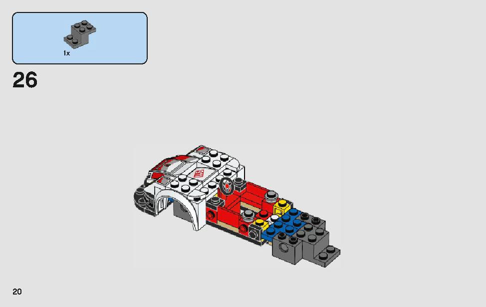 Porsche 911 RSR and 911 Turbo 3.0 75888 LEGO information LEGO instructions 20 page