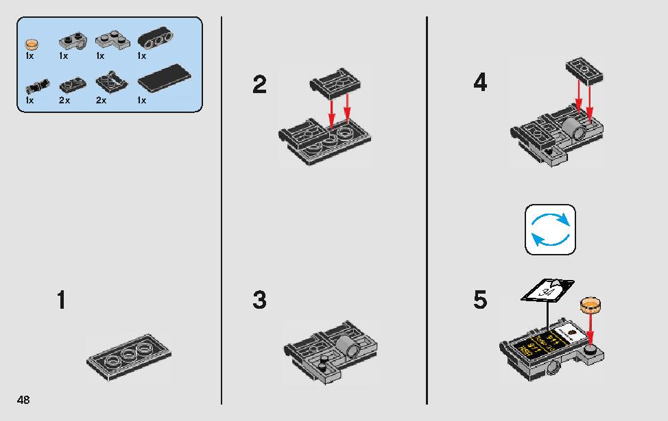 ポルシェ 911 RSR と 911 ターボ 3.0 75888 レゴの商品情報 レゴの説明書・組立方法 48 page