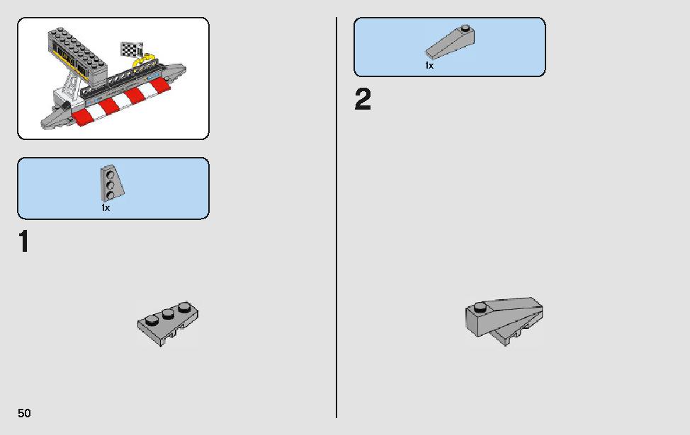 ポルシェ 911 RSR と 911 ターボ 3.0 75888 レゴの商品情報 レゴの説明書・組立方法 50 page