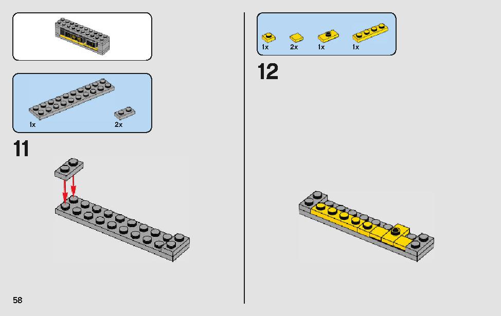 Porsche 911 RSR and 911 Turbo 3.0 75888 LEGO information LEGO instructions 58 page