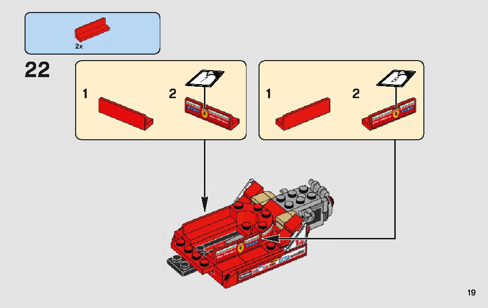Ferrari Ultimate Garage 75889 LEGO information LEGO instructions 19 page