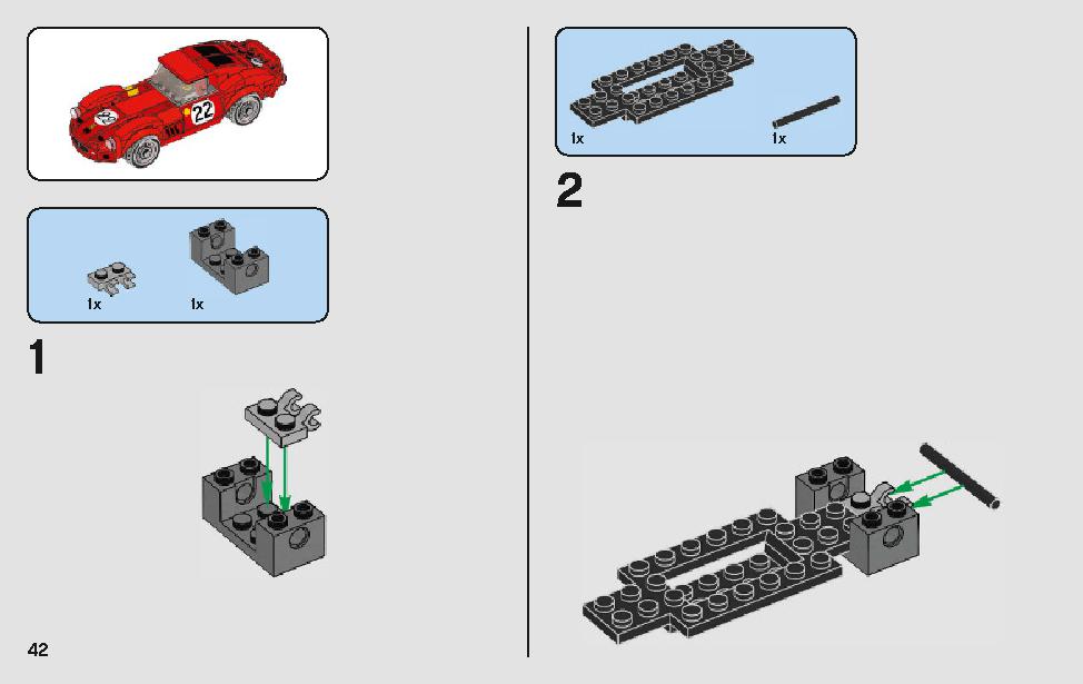 Ferrari Ultimate Garage 75889 LEGO information LEGO instructions 42 page