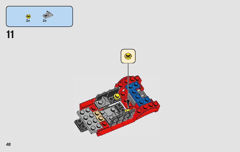 フェラーリ・アルティメット・ガレージ 75889 レゴの商品情報 レゴの説明書・組立方法 48 page
