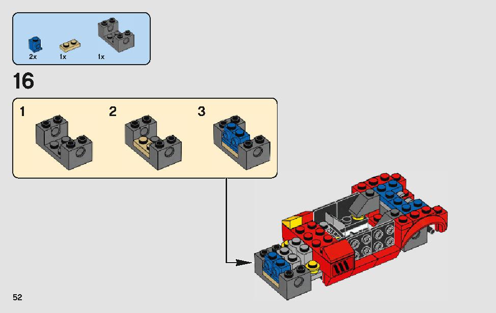 フェラーリ・アルティメット・ガレージ 75889 レゴの商品情報 レゴの説明書・組立方法 52 page