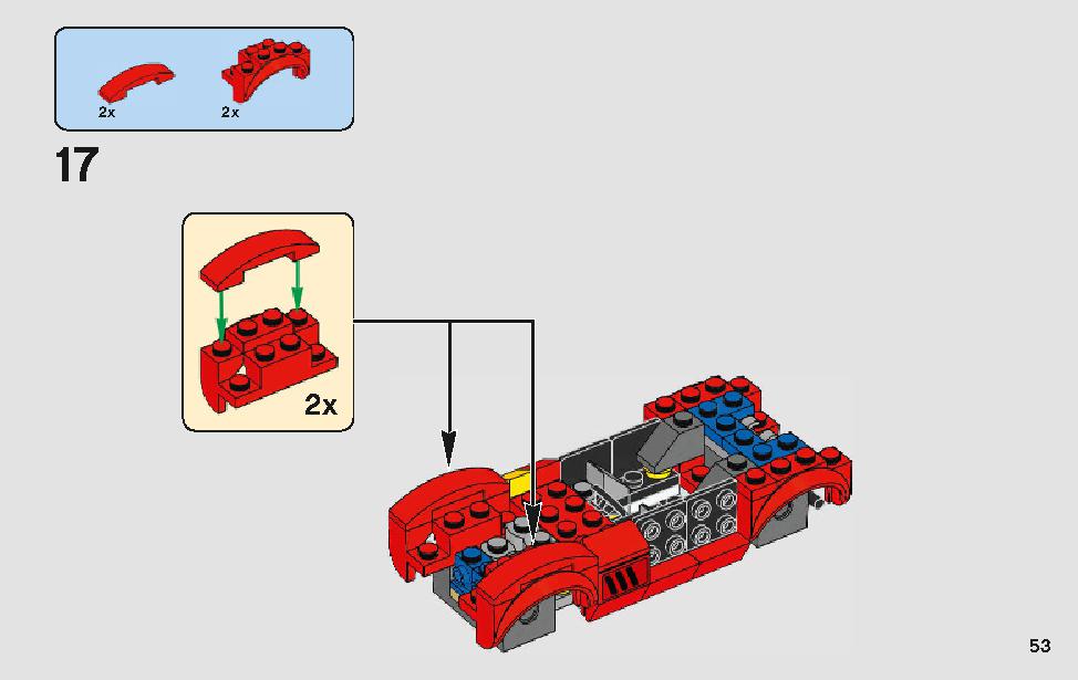 フェラーリ・アルティメット・ガレージ 75889 レゴの商品情報 レゴの説明書・組立方法 53 page