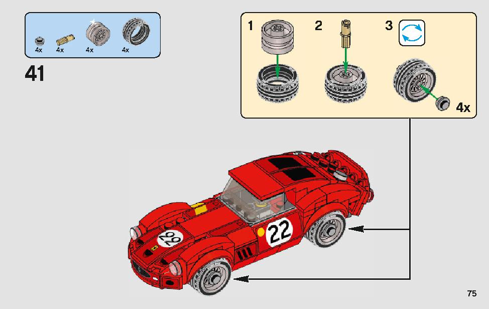 Ferrari Ultimate Garage 75889 LEGO information LEGO instructions 75 page