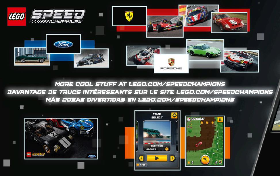 Ferrari Ultimate Garage 75889 LEGO information LEGO instructions 78 page