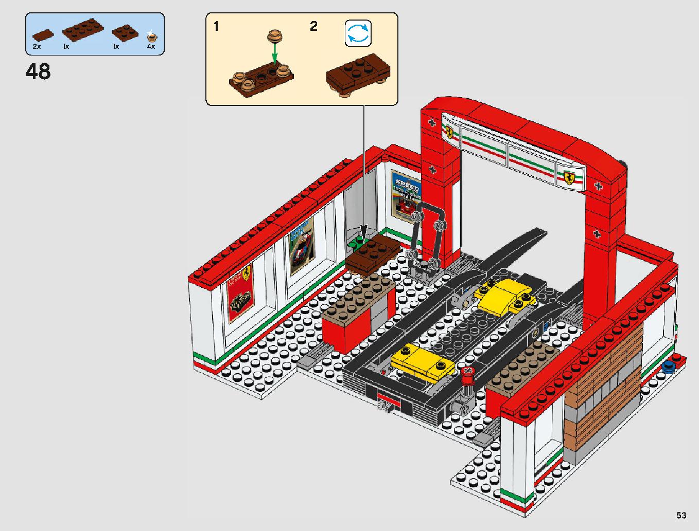Ferrari Ultimate Garage 75889 LEGO information LEGO instructions 53 page