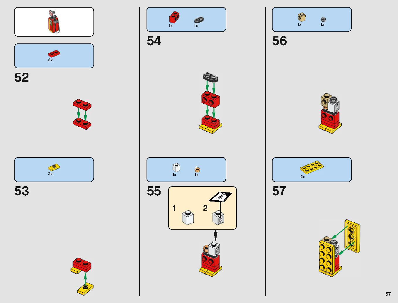 フェラーリ・アルティメット・ガレージ 75889 レゴの商品情報 レゴの説明書・組立方法 57 page